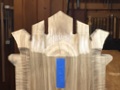 Bandsawing Between Coronet Elements From Rear